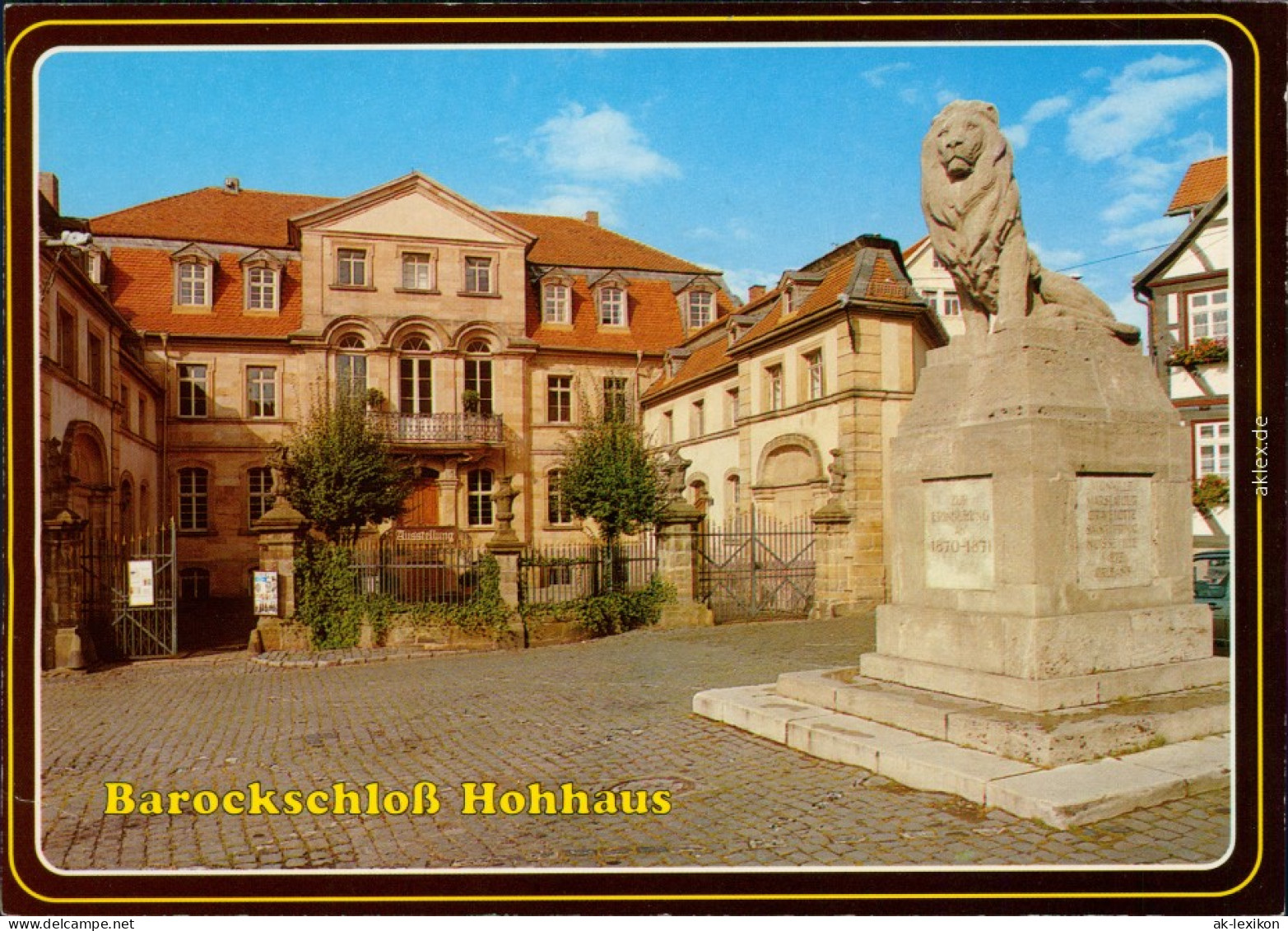 Ansichtskarte Lauterbach (Hessen) Barokschloss Hohhaus/Regionalmuseum 1995 - Lauterbach