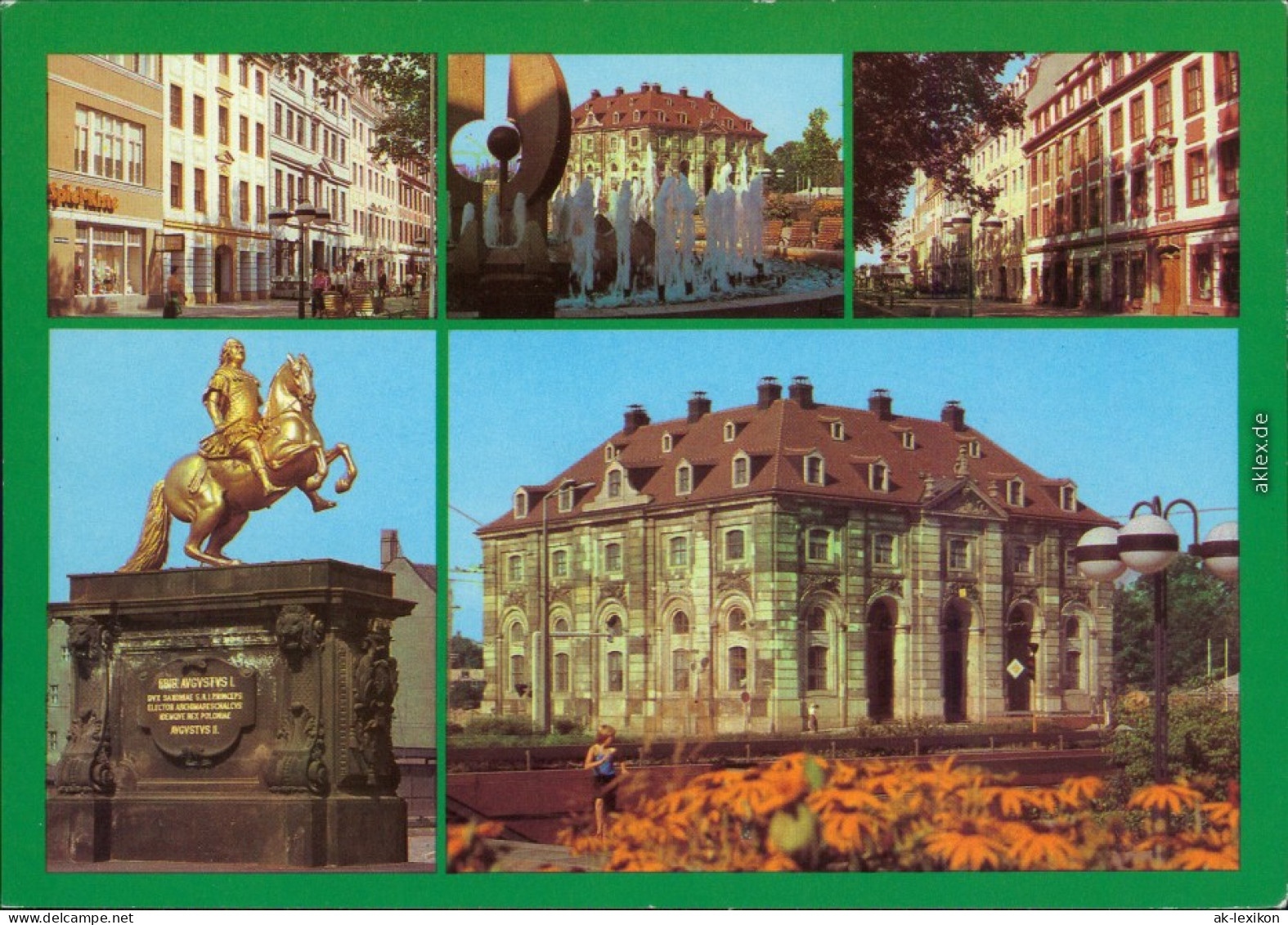 Innere Neustadt-Dresden Straße Der Befreiung, Goldener Reiter, Blockhaus 1983 - Dresden