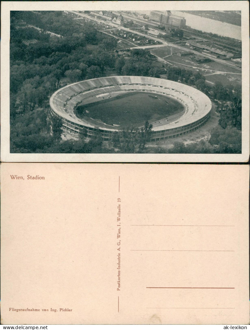 Ansichtskarte Wien Luftbild Stadion 1932 - Other & Unclassified