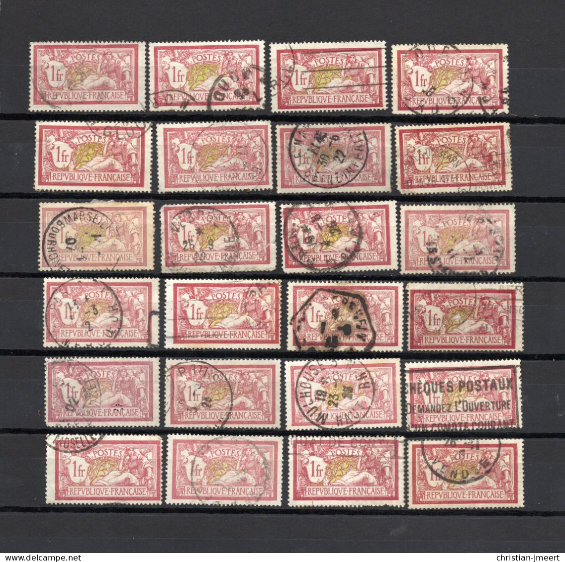 France Type Merson 96 Timbres - 1900-27 Merson