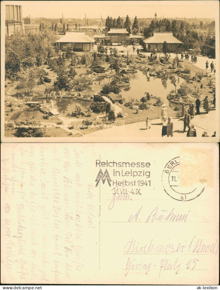 Charlottenburg-Berlin Sommerblumen Am Funkturm Japanischer Garten 1941 - Charlottenburg