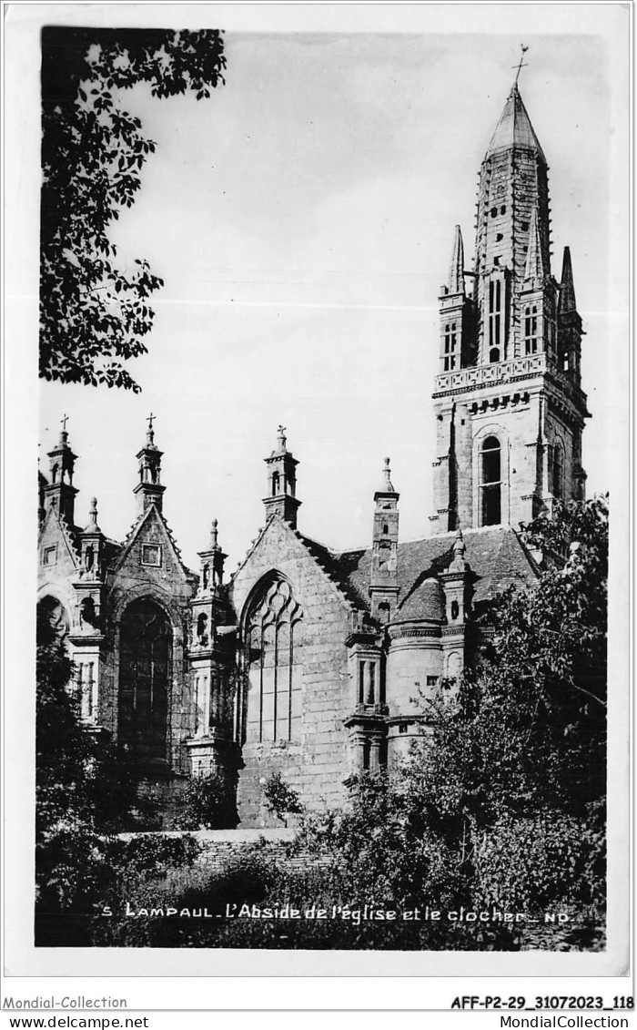 AFFP2-29-0141 - LAMPAUL - L'abside De L'église Et Le Clocher  - Lampaul-Guimiliau