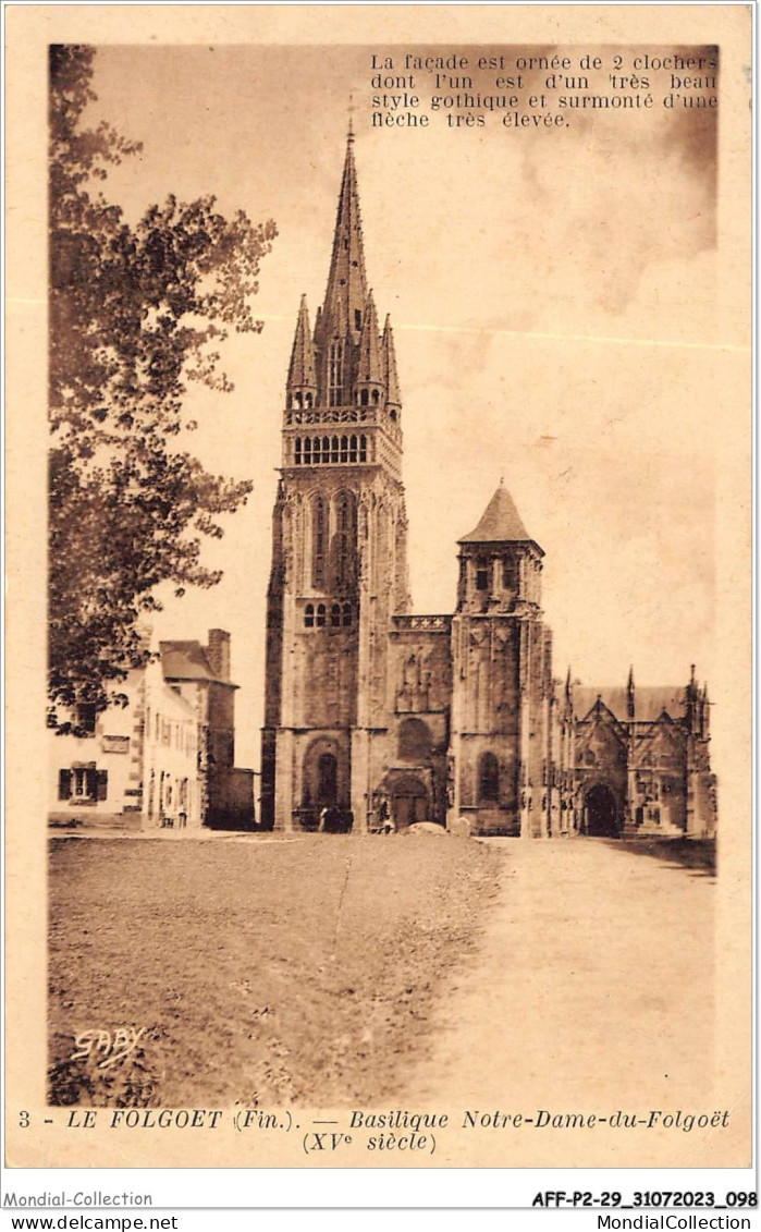 AFFP2-29-0131 - LE FOLGOET - Basilique Notre-dame-du-folgoet  - Le Folgoët