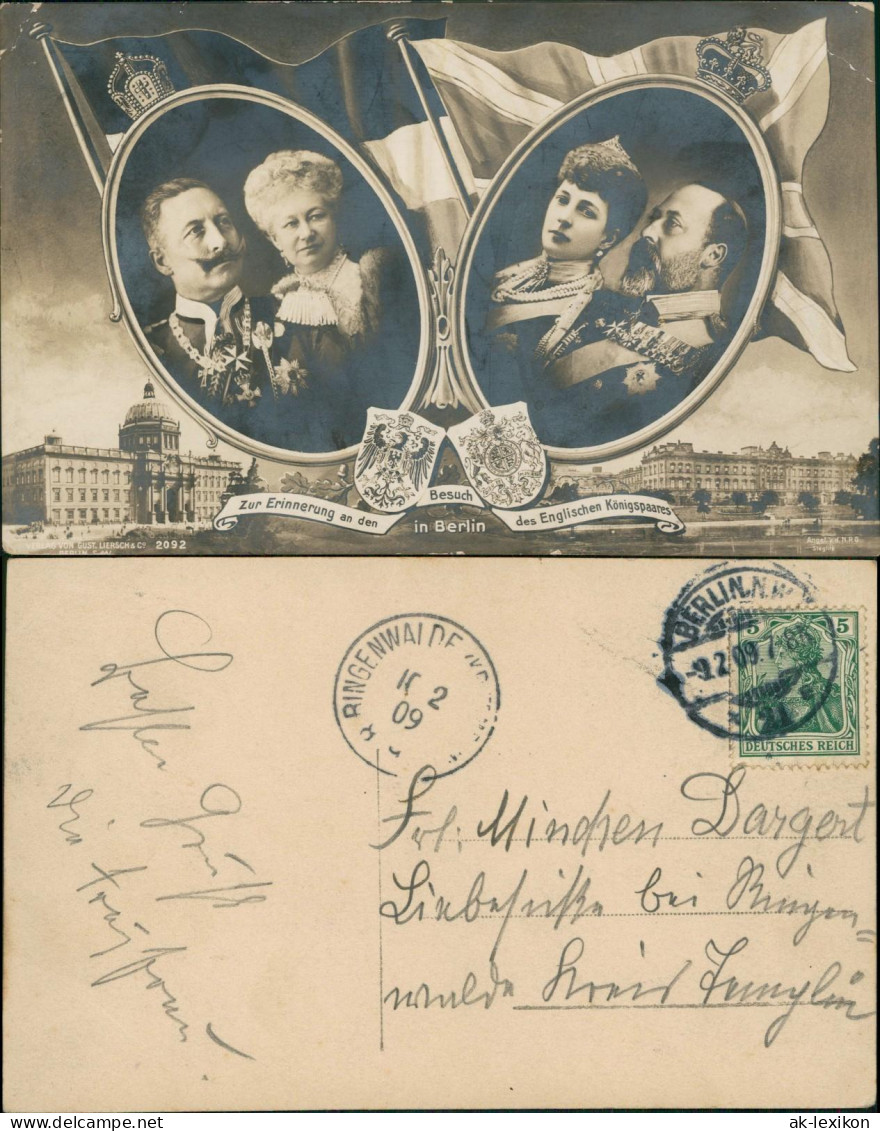Mitte-Berlin Zur Erinnerung An Den Besuch Des Englischen Königspaares 1909 - Mitte