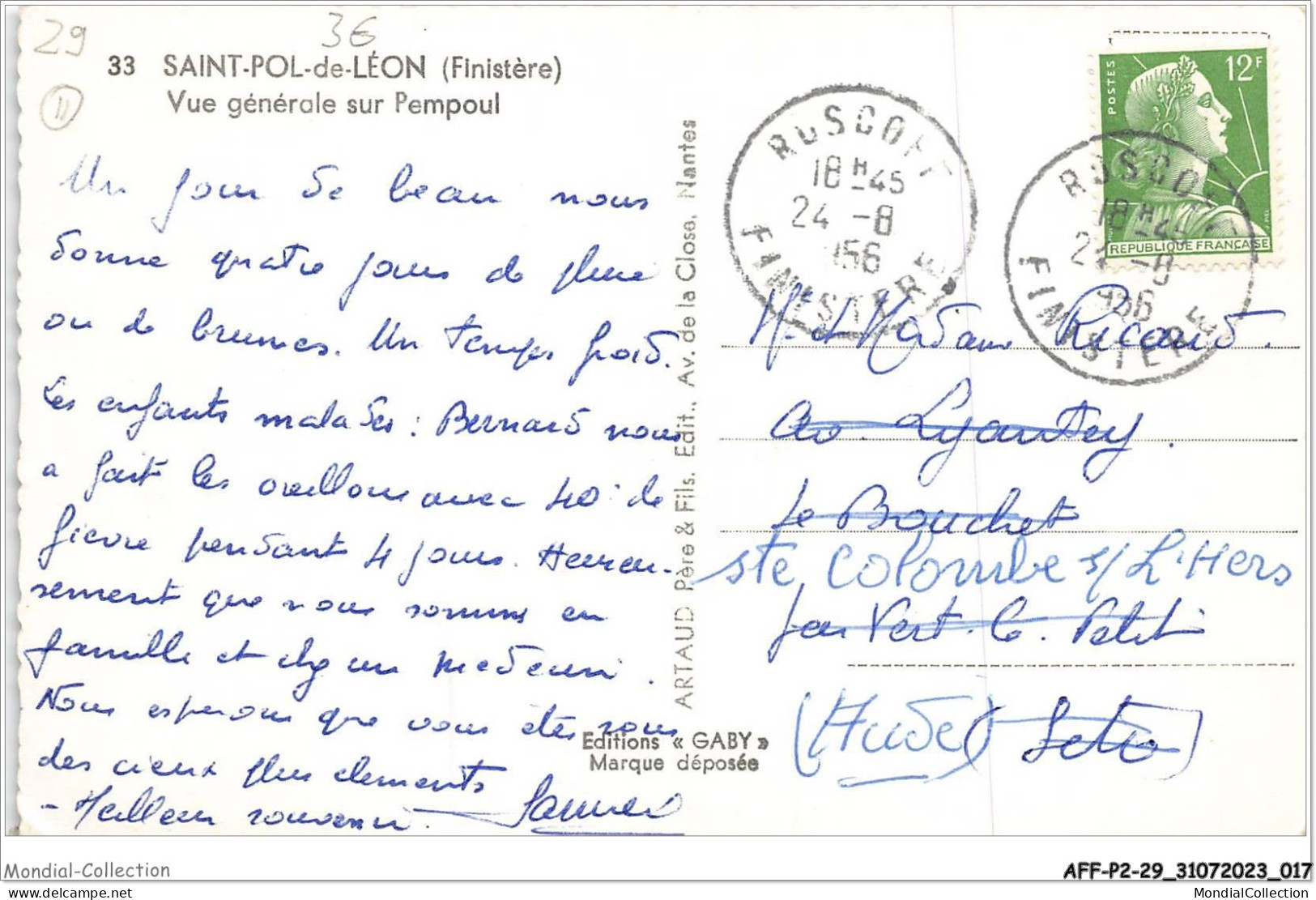 AFFP2-29-0090 - SAINT-POL-DE-LEON - Vue Générale Sur Pempoul - Saint-Pol-de-Léon