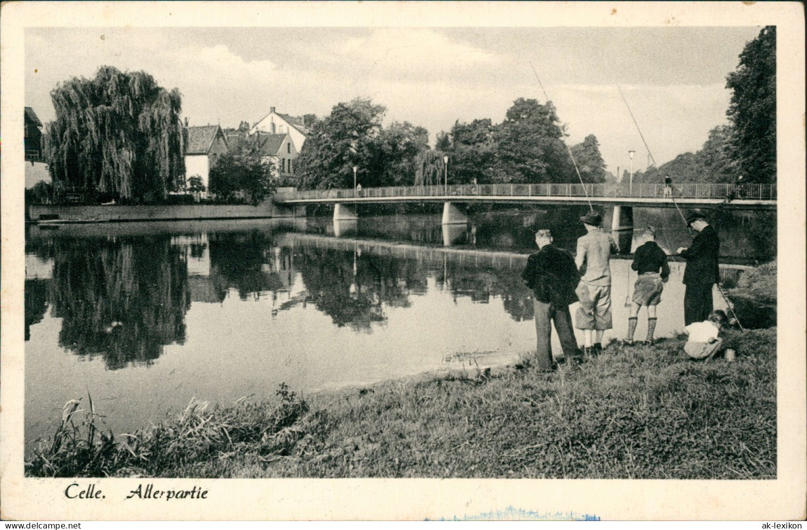 Ansichtskarte Celle Angler An Der Aller 1959 - Celle