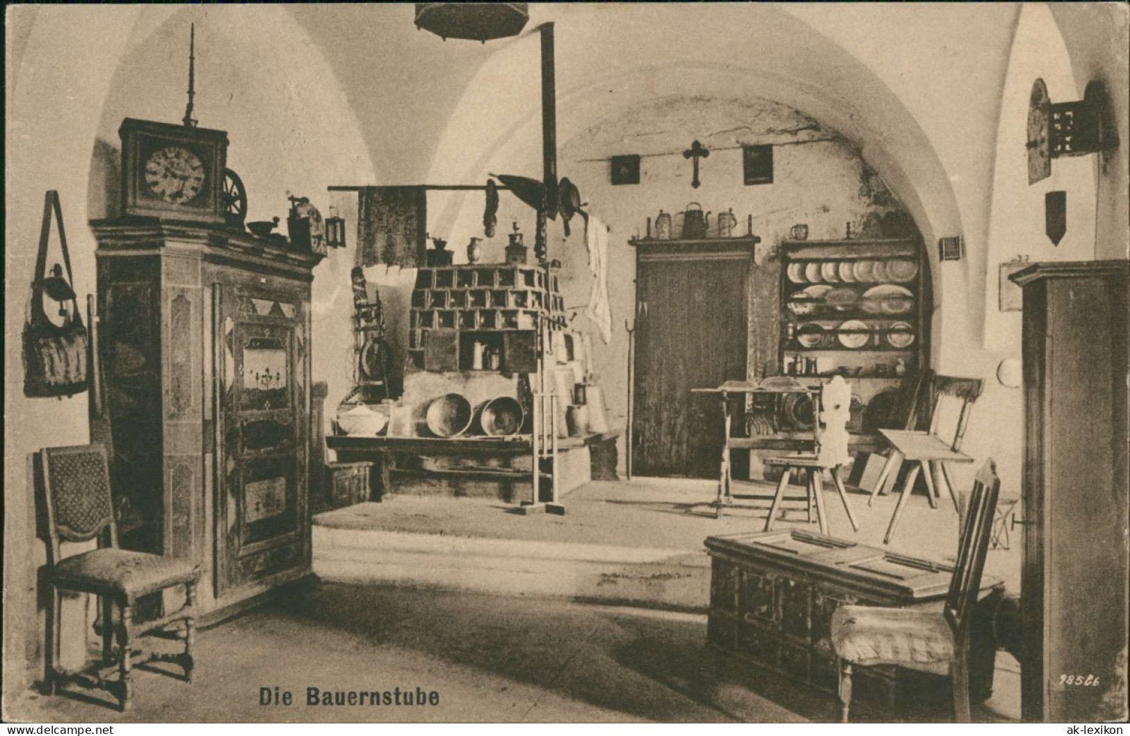Ansichtskarte Saalfeld (Saale) Thüringisches Heimatmuseum - Stube 1926 - Saalfeld