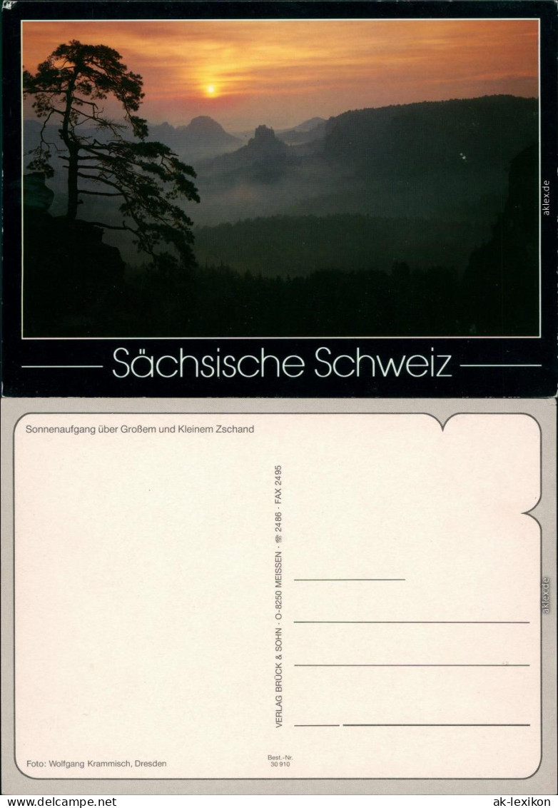 Ansichtskarte Schmilka Großer Zschand Und Kleinem Zschand 1995 - Schmilka