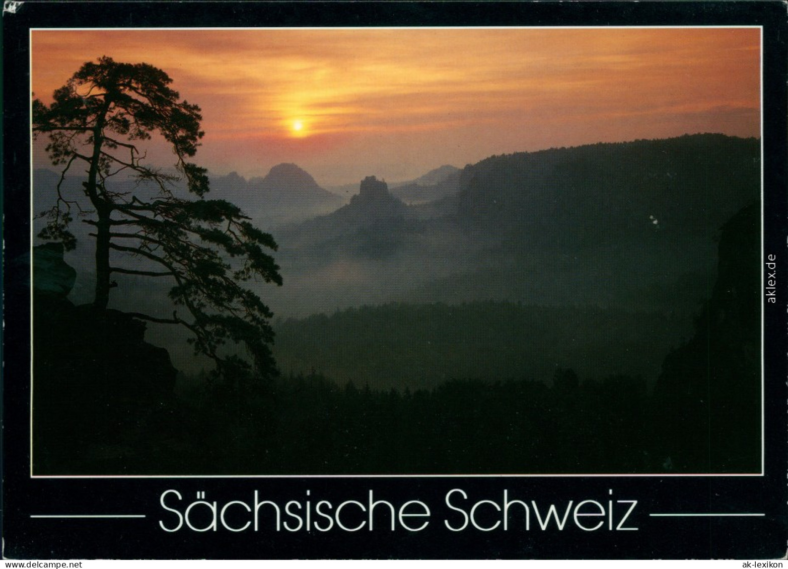 Ansichtskarte Schmilka Großer Zschand Und Kleinem Zschand 1995 - Schmilka