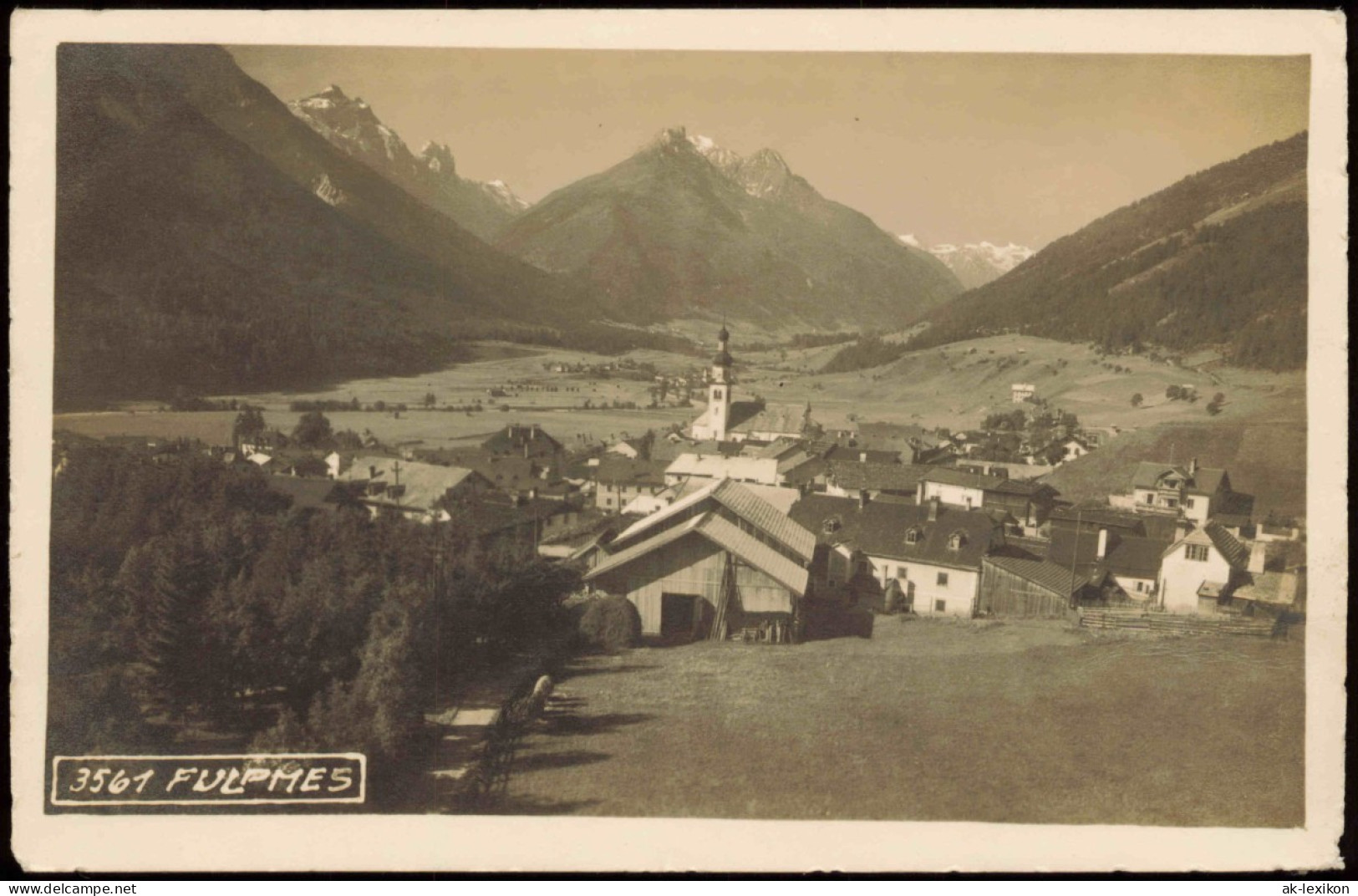 Ansichtskarte Fulpmes Stadtpartie 1931 - Autres & Non Classés