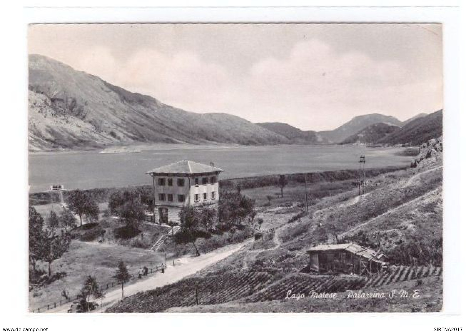 LAGO MATESE - PALAZZINA S.M.E. -  CASERTA - VIAGGIATA - Caserta