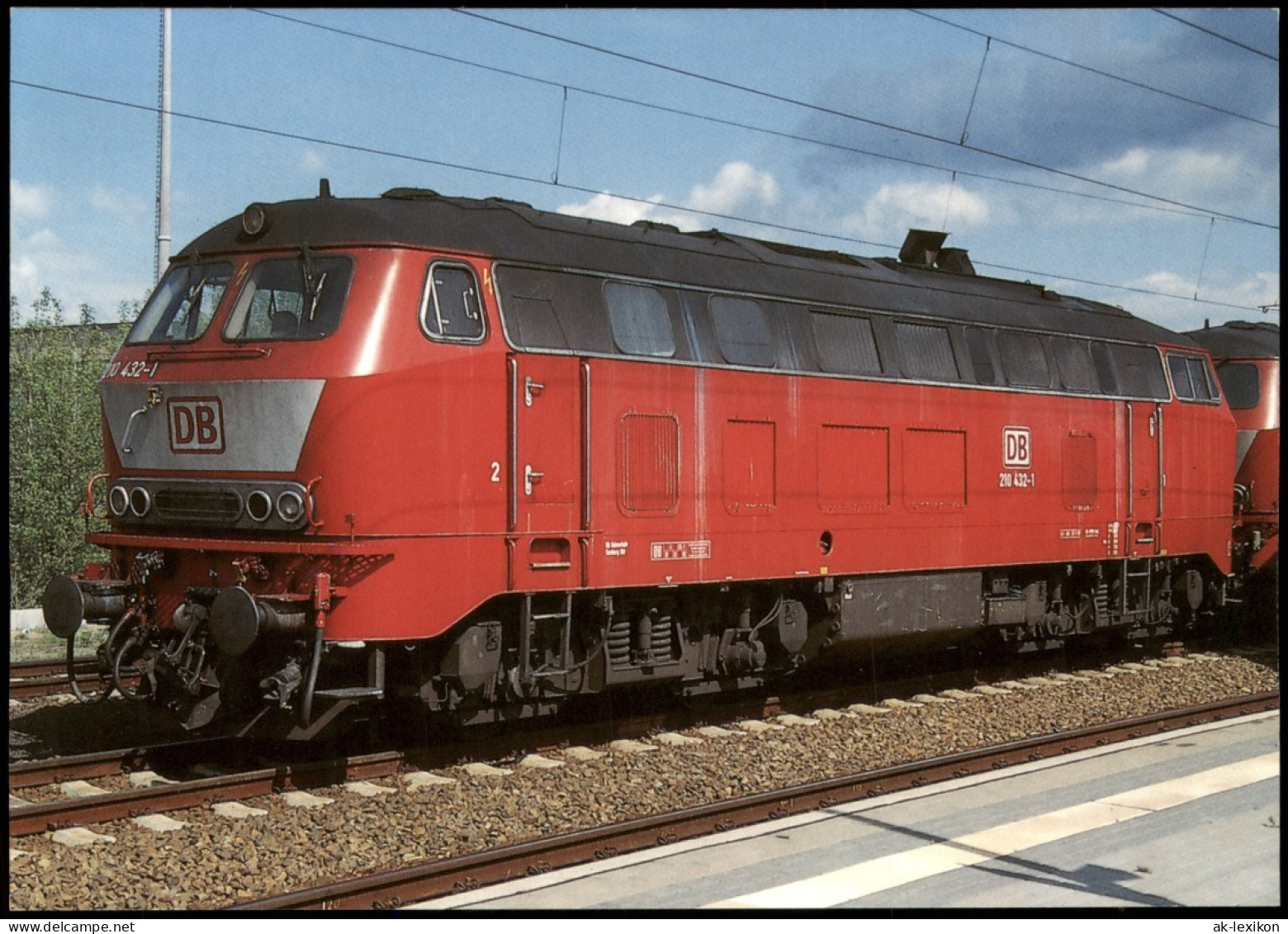 Verkehr Eisenbahn (Railway) Schnellzuglokomotive 210 432-1 1997 - Trains