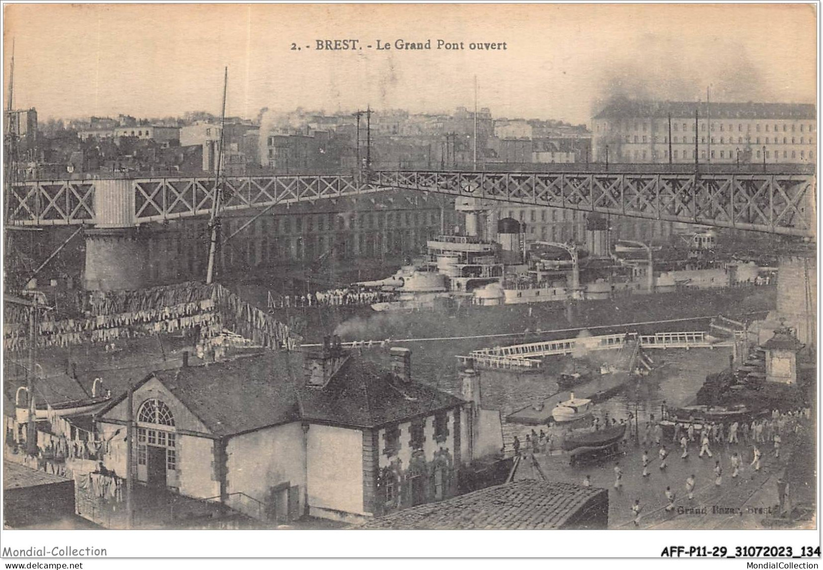 AFFP11-29-0959 - BREST - Le Grand Pont Ouvert - Brest