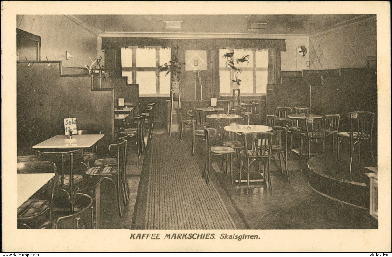 Skaisgirren Niederung Большаково Innen Cafe M.  Heinrichswalde Gastos 1928 - Ostpreussen