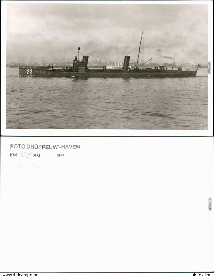 Ansichtskarte  Schiffe/Schifffahrt - Kriegsschiffe (Marine) - S 123 1938 - Warships