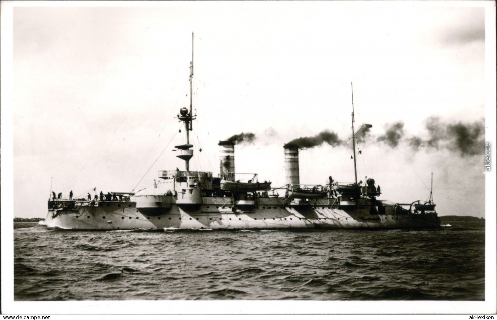 Kreuzer (Kriegsschiffe) - S.M.S. Heimdall In Voller Fahrt 1938 Privatfoto - Warships