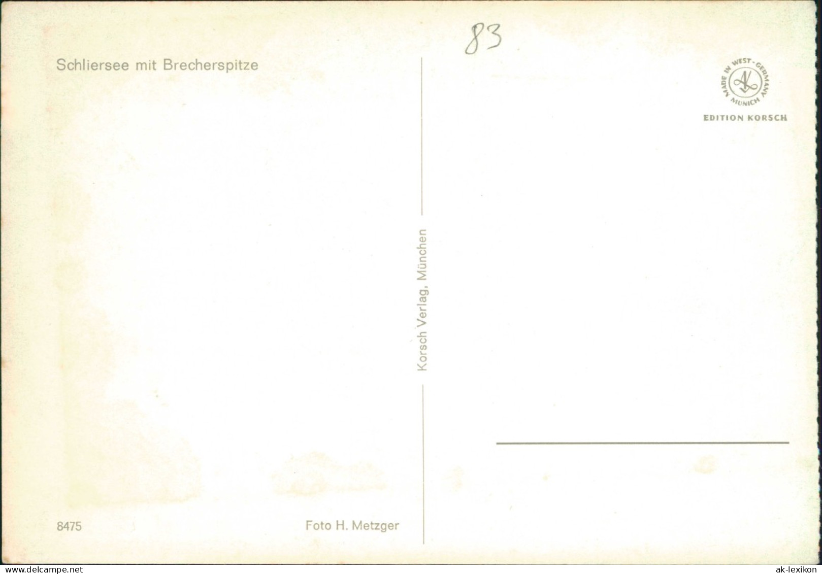 Ansichtskarte Schliersee Stadt, Brecherspitze 1988 - Schliersee