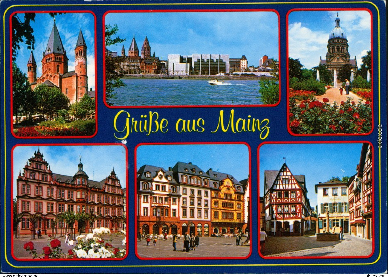 Ansichtskarte Mainz Stadtteilansichten 1996 - Mainz