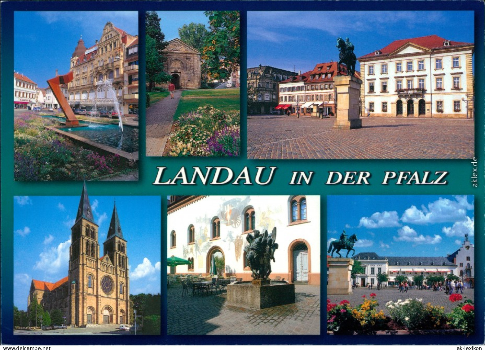 Landau In Der Pfalz Brunnen, Denkmal, Kirche, Brunnen-Plastik 1990 - Landau