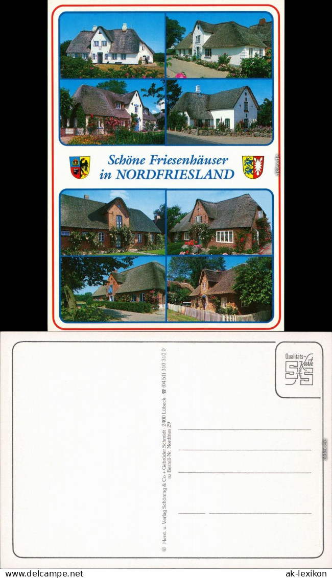 Ansichtskarte  Ferienhäuser In Nordfriesland 1995 - Non Classés