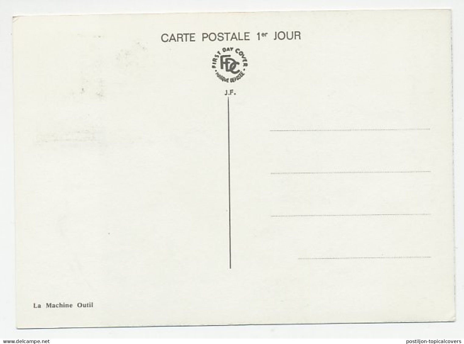 Maximum Card France 1975 Machine Exposition - Altri & Non Classificati
