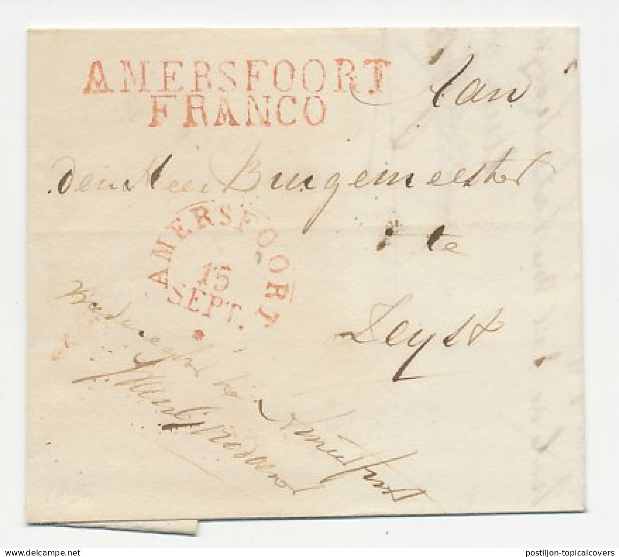Amersfoort - Zeist 1830 - ...-1852 Préphilatélie