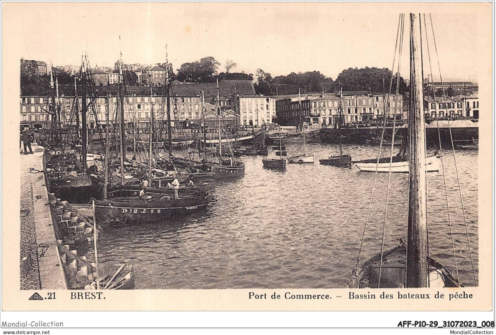 AFFP10-29-0799 - BREST - Port De Commerce - Bassin Des Bateaux De Pêche  - Brest