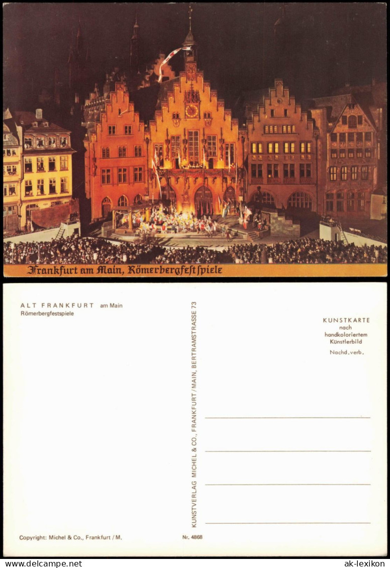Ansichtskarte Frankfurt Am Main Römer Römerbergfestspiele 1975 - Frankfurt A. Main