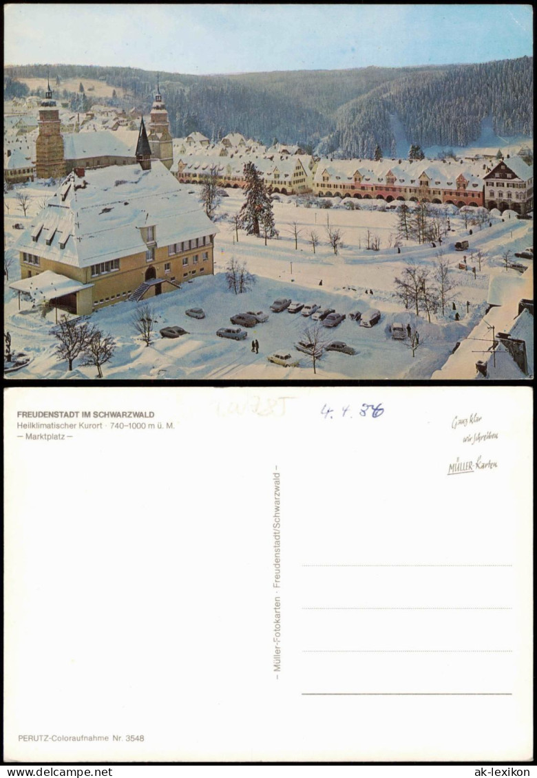Ansichtskarte Freudenstadt Panorama-Ansicht Zur Winterzeit 1980 - Freudenstadt