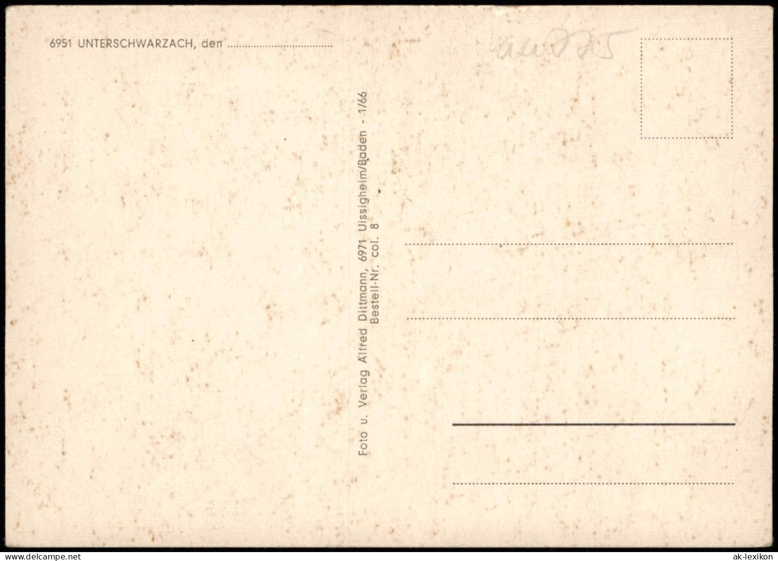 Unterschwarzach (Baden) Mehrbildkarte Mit Kirche, Neckartal, Schulhaus 1960 - Other & Unclassified