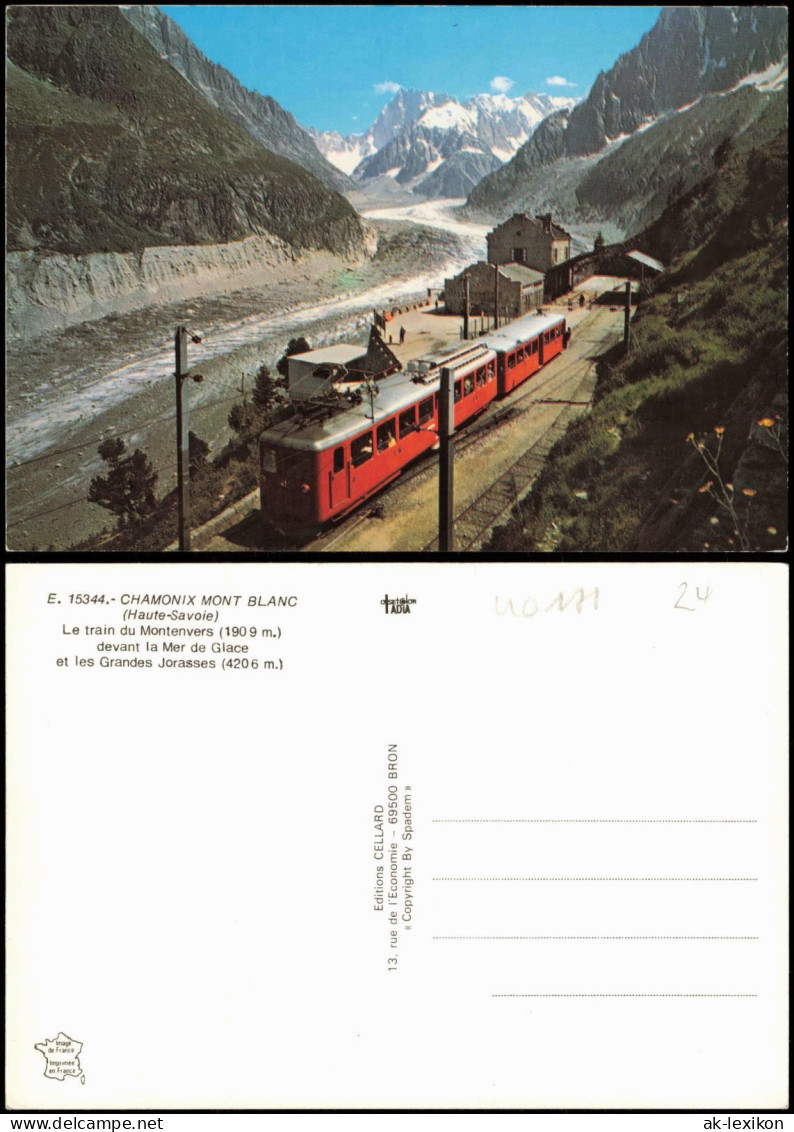 CPA Chamonix-Mont-Blanc Le Train Du Montenvers (1909 M.) 1999 - Chamonix-Mont-Blanc