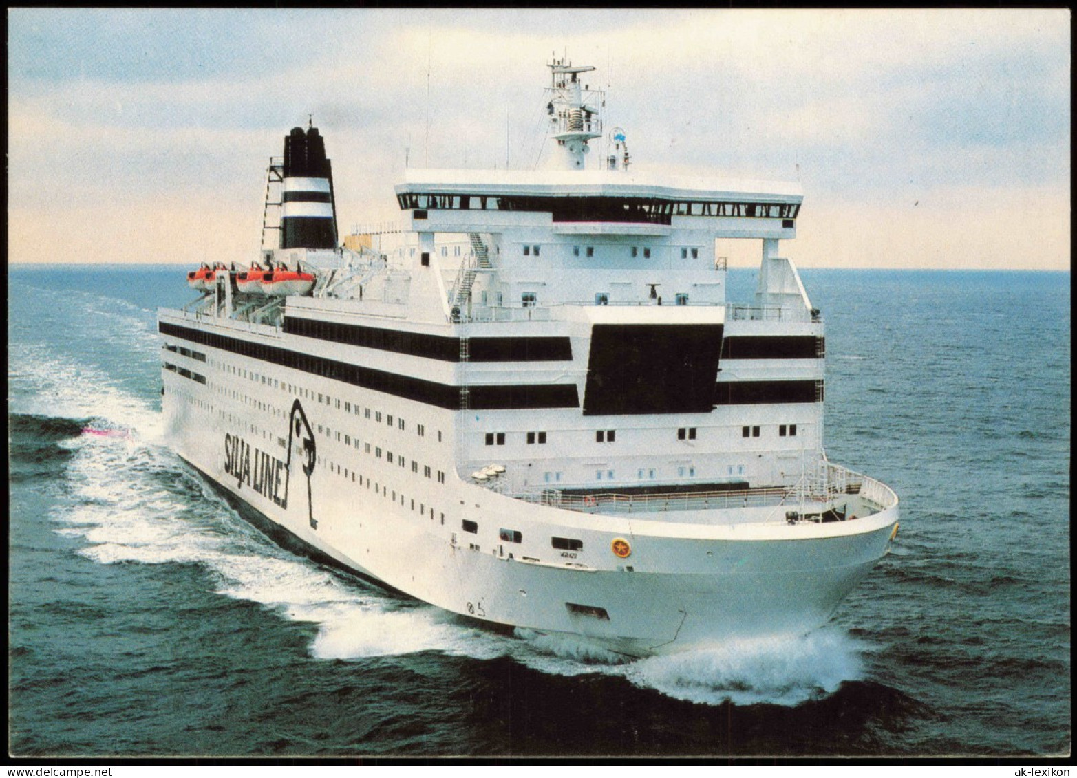 Schiffe/Schifffahrt - Fähren: Fähre Schiff Der Silja Line 1980 - Fähren
