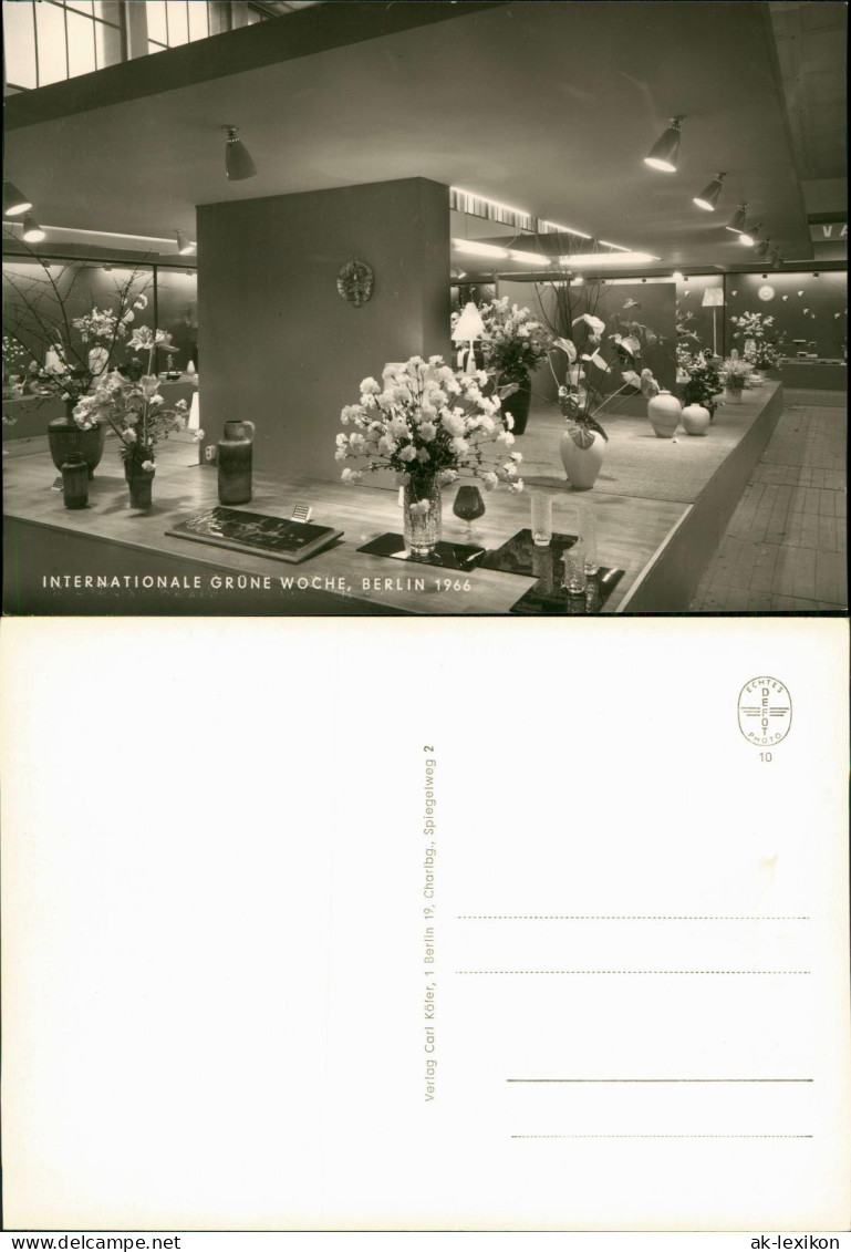 Berlin Internationale Grüne Woche: Blumen Und Zweige In Vasen 1966 - Other & Unclassified