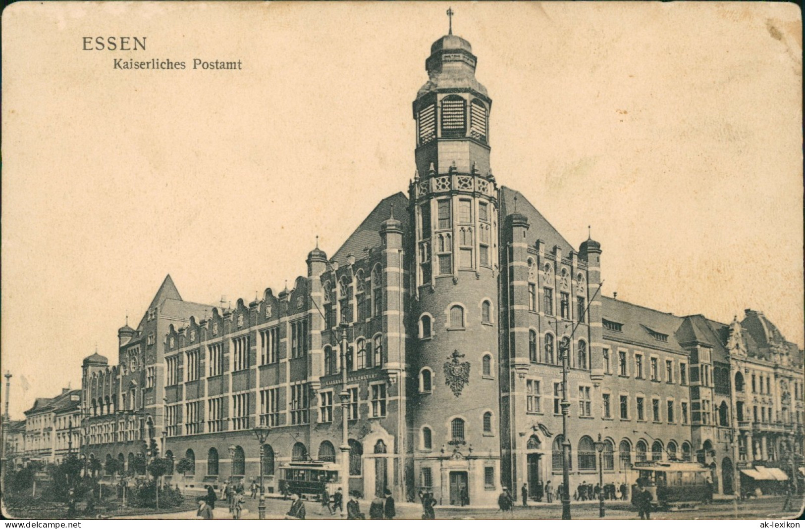 Ansichtskarte Essen (Ruhr) Postamt 1907 - Essen