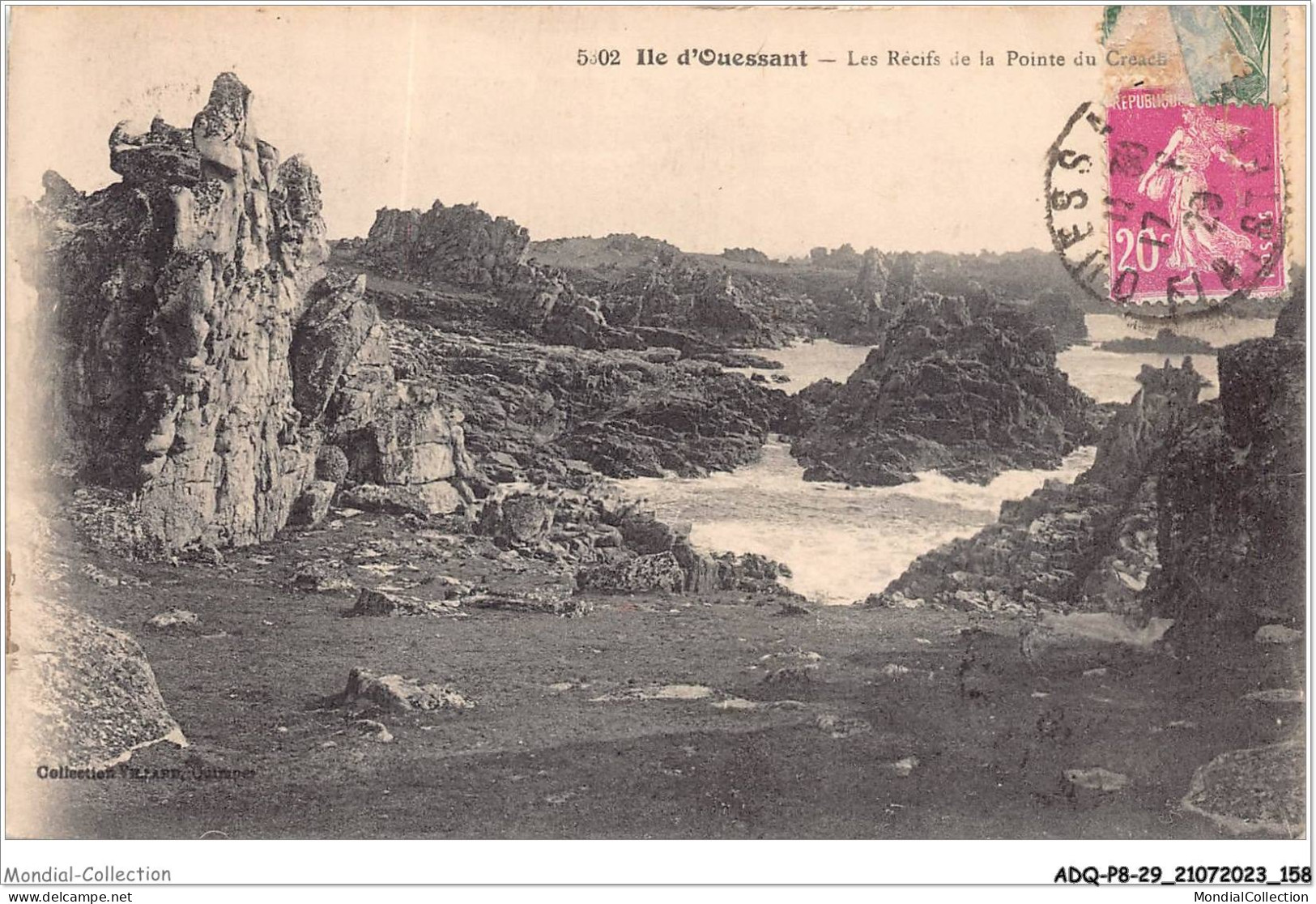 ADQP8-29-0761 - Ile D'OUESSANT - Les Récifs De La Pointe Du Créach - Ouessant