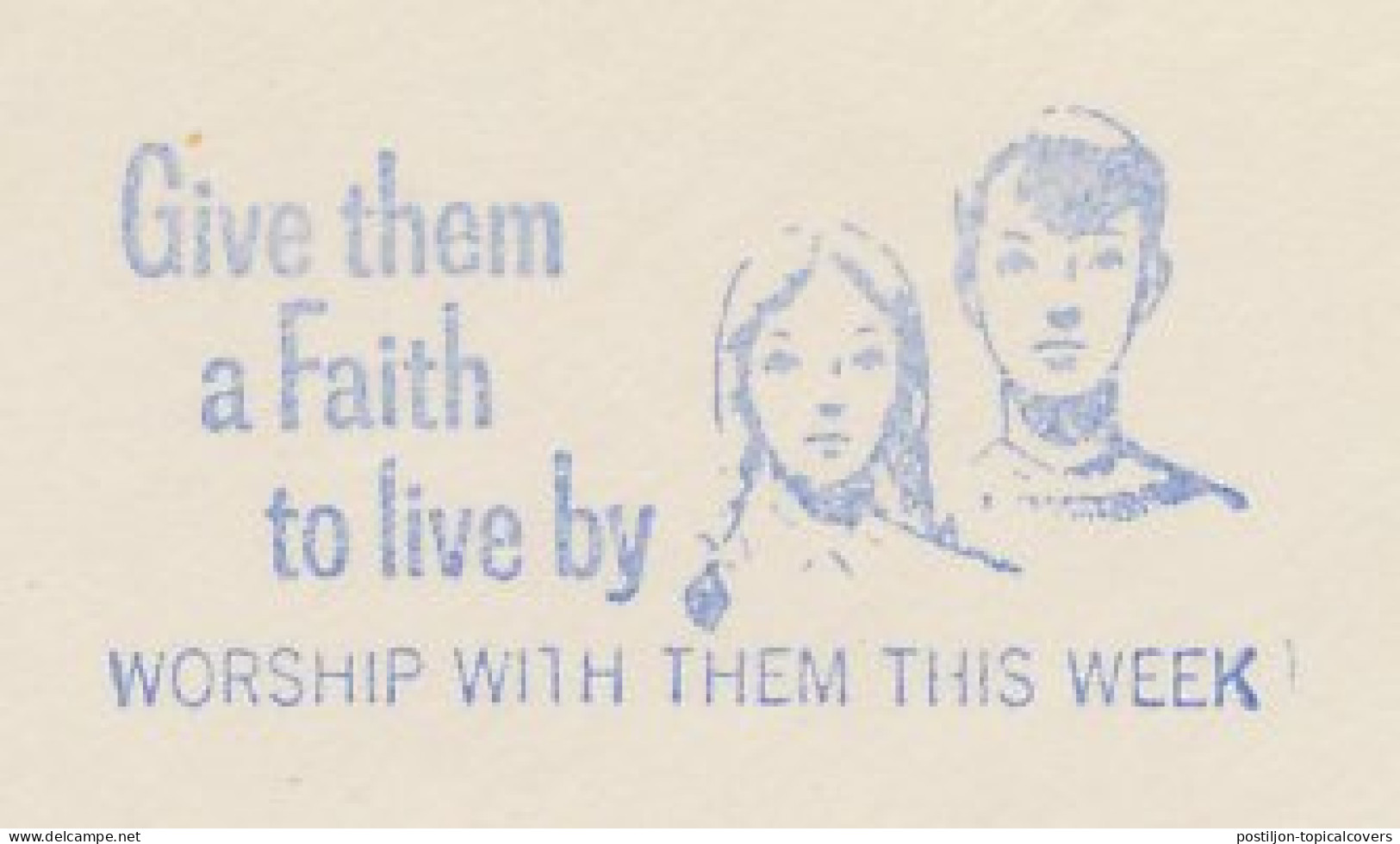 Meter Cut USA 1956 Worship - Faith - Autres & Non Classés