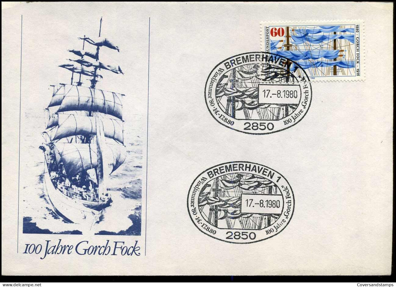 FDC - 100 Jahre Gorch Fock - Other & Unclassified