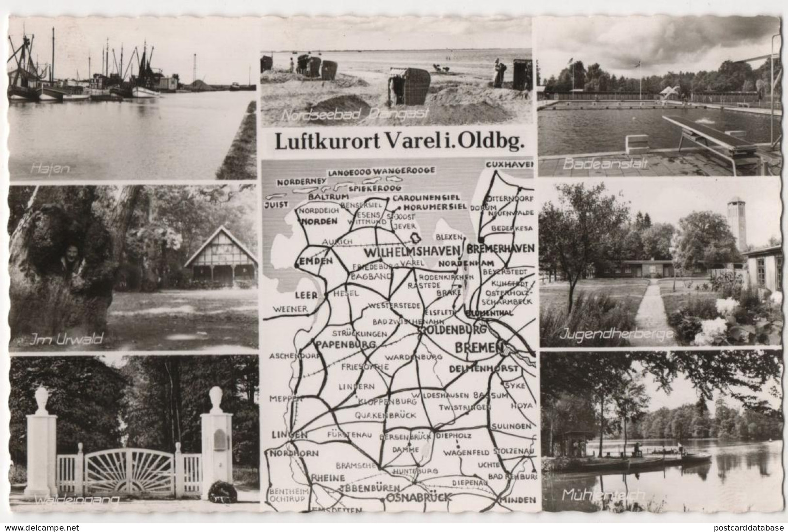 Lufkurort Varel I. Oldbg. - & Map - Varel