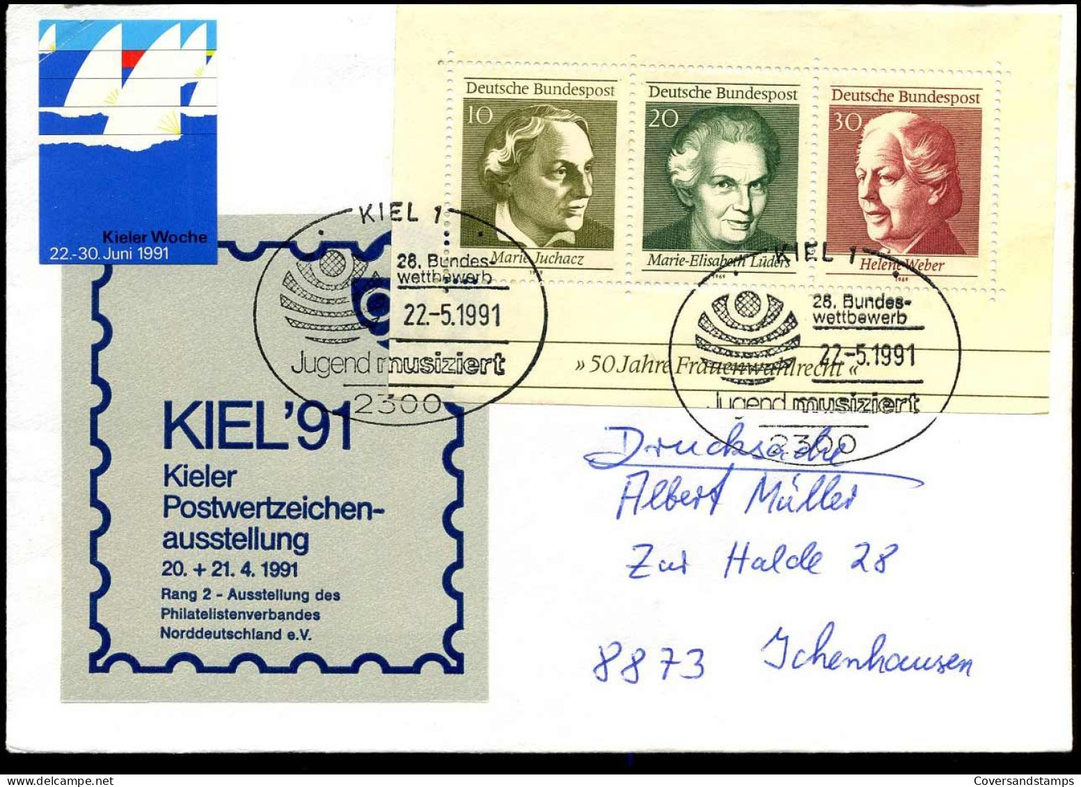 Cover To Ichenhausen - Covers & Documents