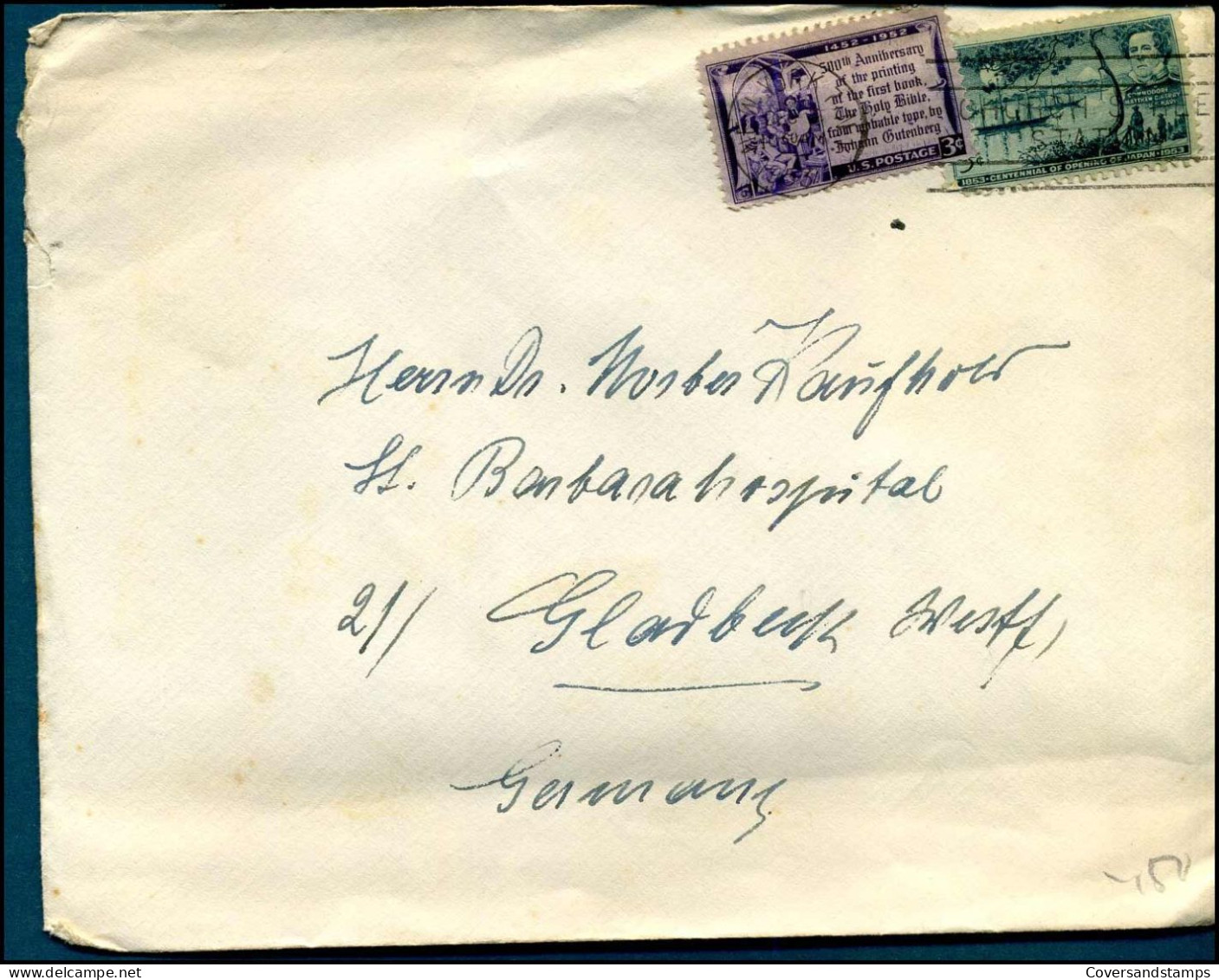 Cover To Gladbeck, Germany - Lettres & Documents