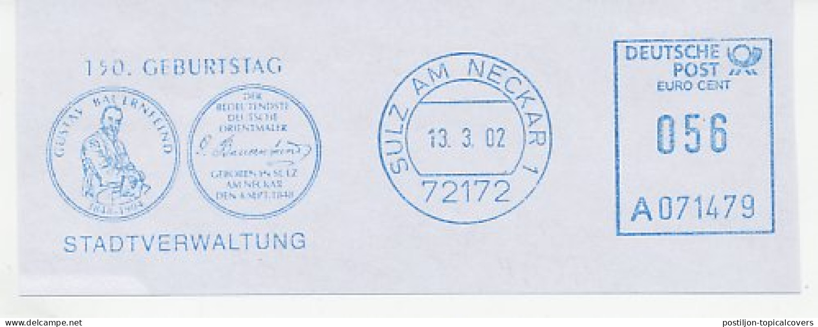 Meter Cut Germany 2002 Gustav Bauernfeind - Painter - Other & Unclassified
