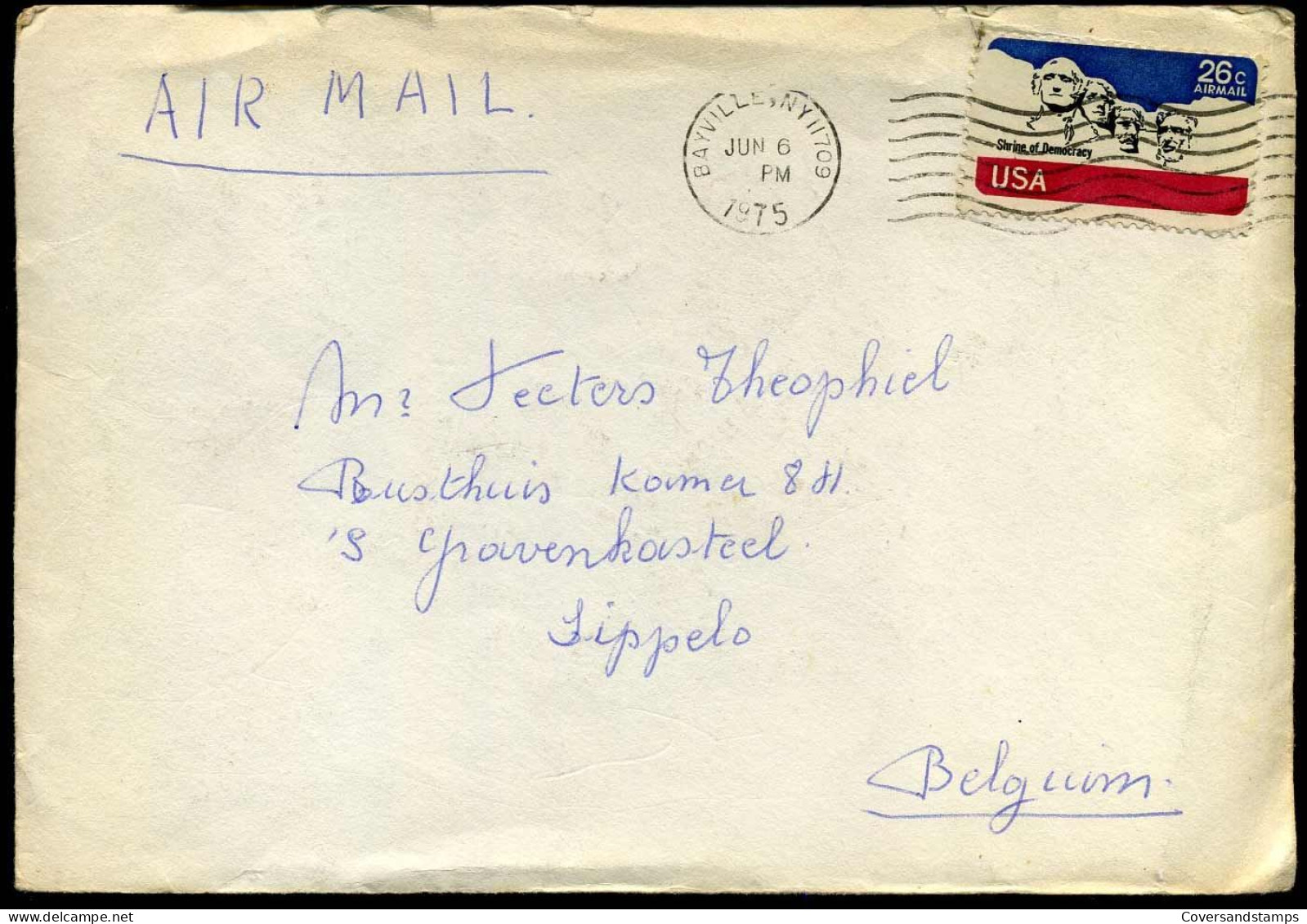 Cover To Lippelo, Belgium - 3c. 1961-... Lettres