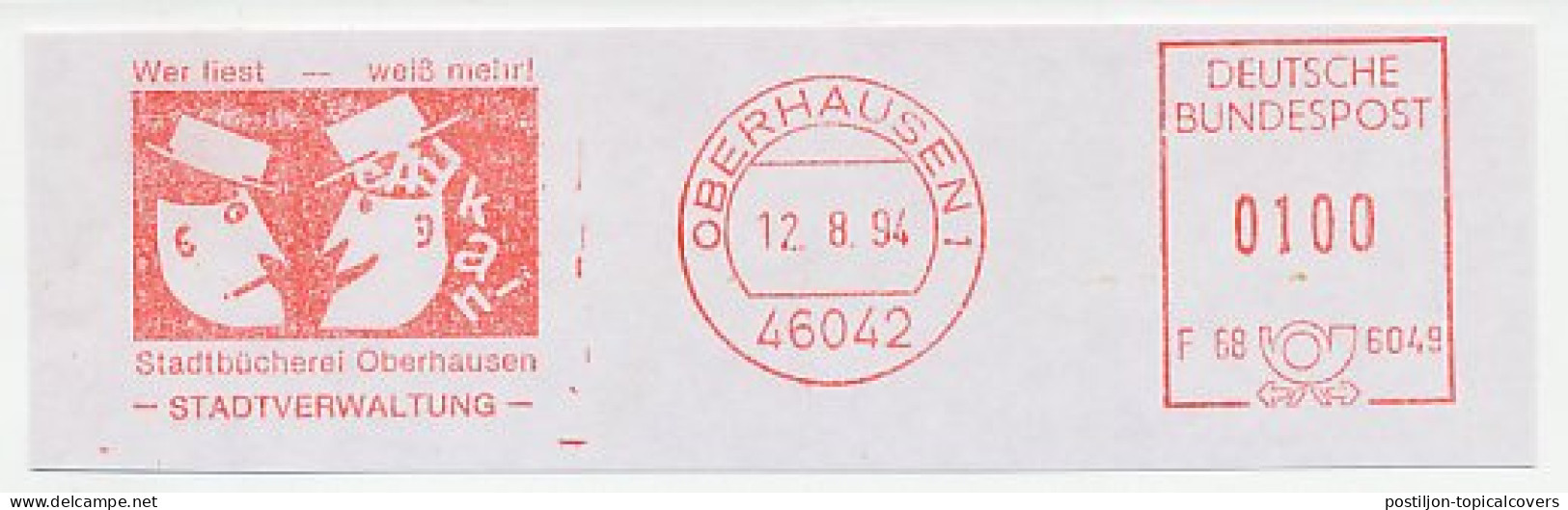 Meter Cut Germany 1994 Who Reads Knows More - Unclassified