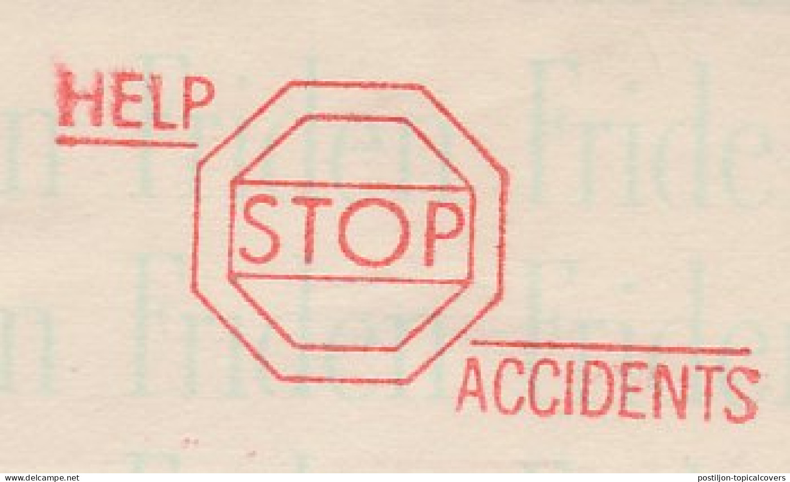 Meter Cut USA 1964 Traffic Safety - Help Stop Accidents - Other & Unclassified