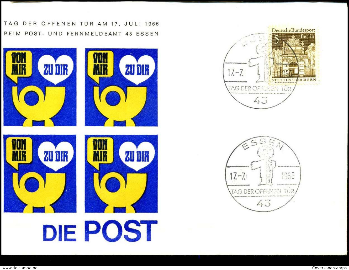 Cover - Tag Der Offenen Tür Beim Post- Und Fernmeldeamt, Essen - Lettres & Documents