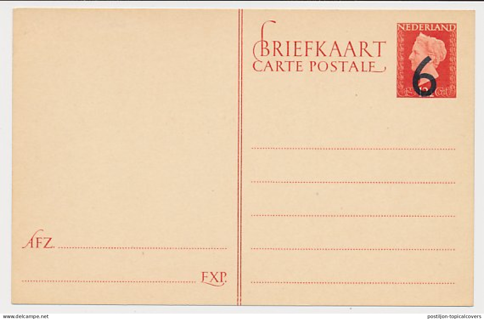 Briefkaart G. 308 A  - Postal Stationery
