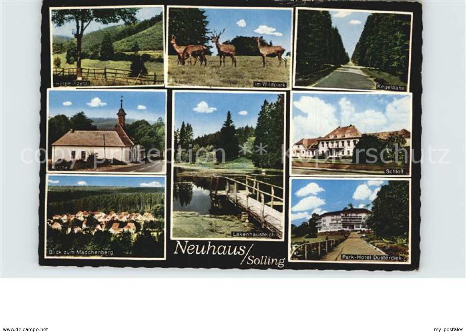 72538576 Neuhaus Solling Holzminden Wildpark Kirche Maedchenberg Lakenhausteich  - Holzminden