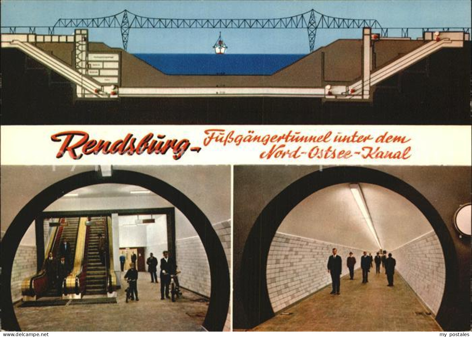 72538505 Rendsburg Fussgaengertunnel Nord-Ostsee-Kanal  Rendsburg - Rendsburg