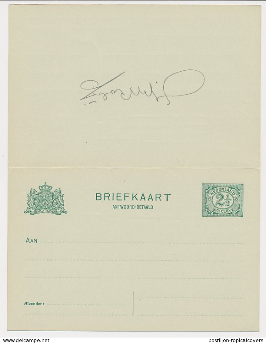 Briefkaart G. 81 II S Gravenhage - Oostenrijk 1910 (niet Beport) - Entiers Postaux