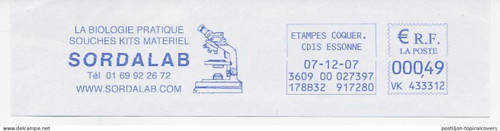 Meter Cut France 2007 Microscope  - Autres & Non Classés